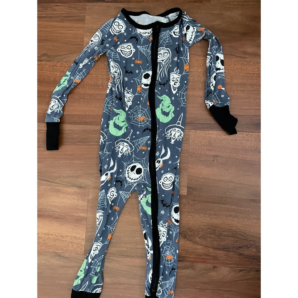 Little Sleepies Nightmare Before Christmas 2T Zippy